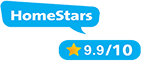 HomeStars 9.9/10 rating